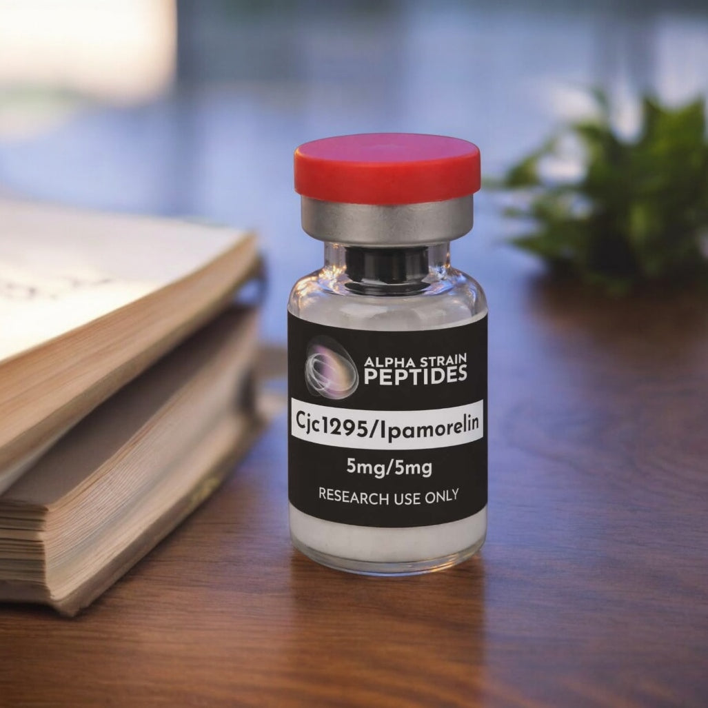 CJC-1295 (No DAC) 5 mg + Ipamorelin 5 mg Research Peptide Blend
